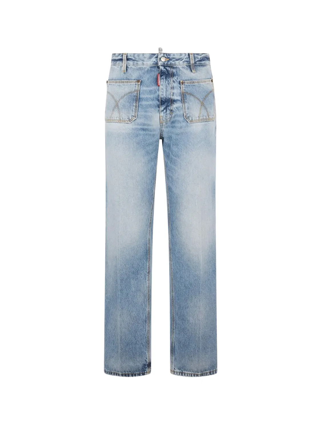 Брюки Light Diagonale Wash DSQUARED2, синий