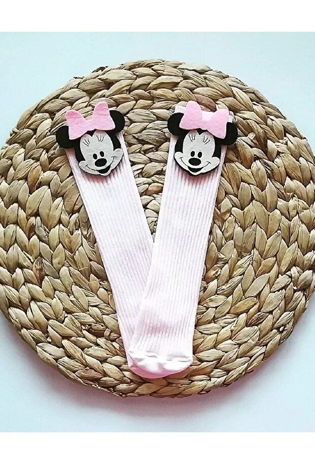 Детские носки для девочек с принтом Minnie Eses Bebe, Pink