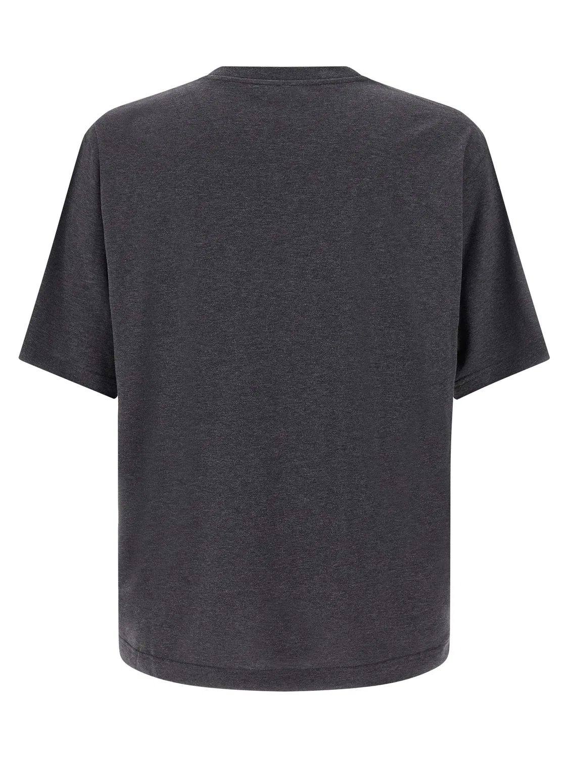 Мужская футболка с принтом Gray Cotton T-Shirt Dolce & Gabbana, Gray — фото 2