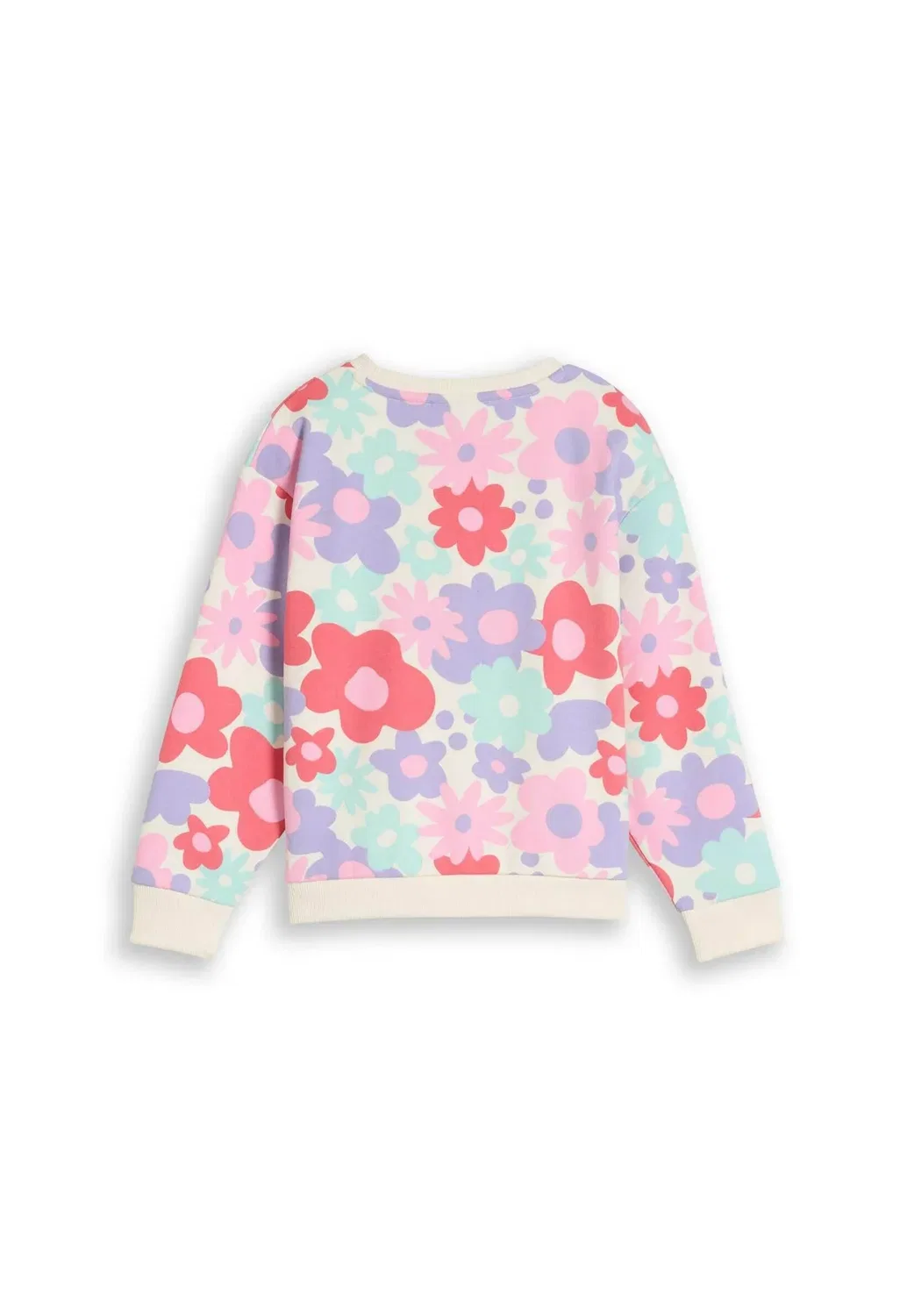 Укороченная толстовка Strick & Sweatshirts mit blumenmuster - толстовка Tom Tailor, Colorful Big Floral Design — фото 2