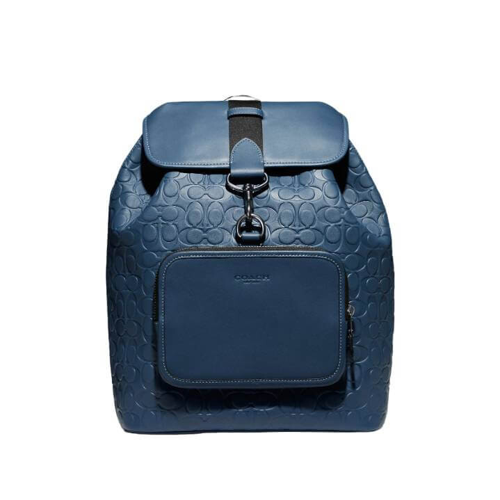 

Рюкзак Coach Outlet Sullivan In Signature Leather, бронзовый/синий