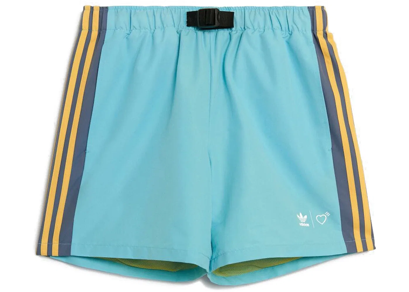 Мужские шорты с принтом Adidas x Human Made Wind Shorts, Aqua