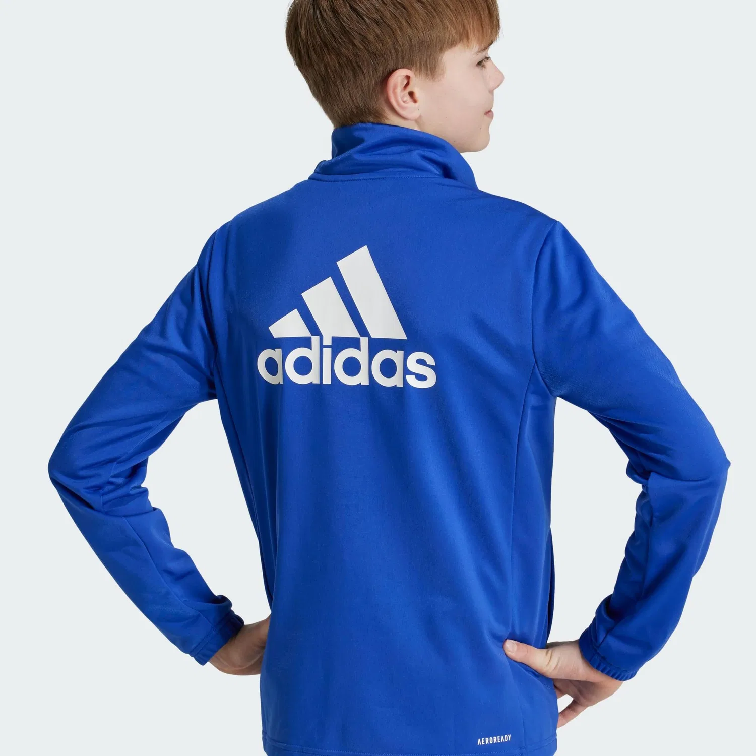 Детский спортивный костюм с принтом Essentials Big Logo Adidas, Konigsblau — фото 4