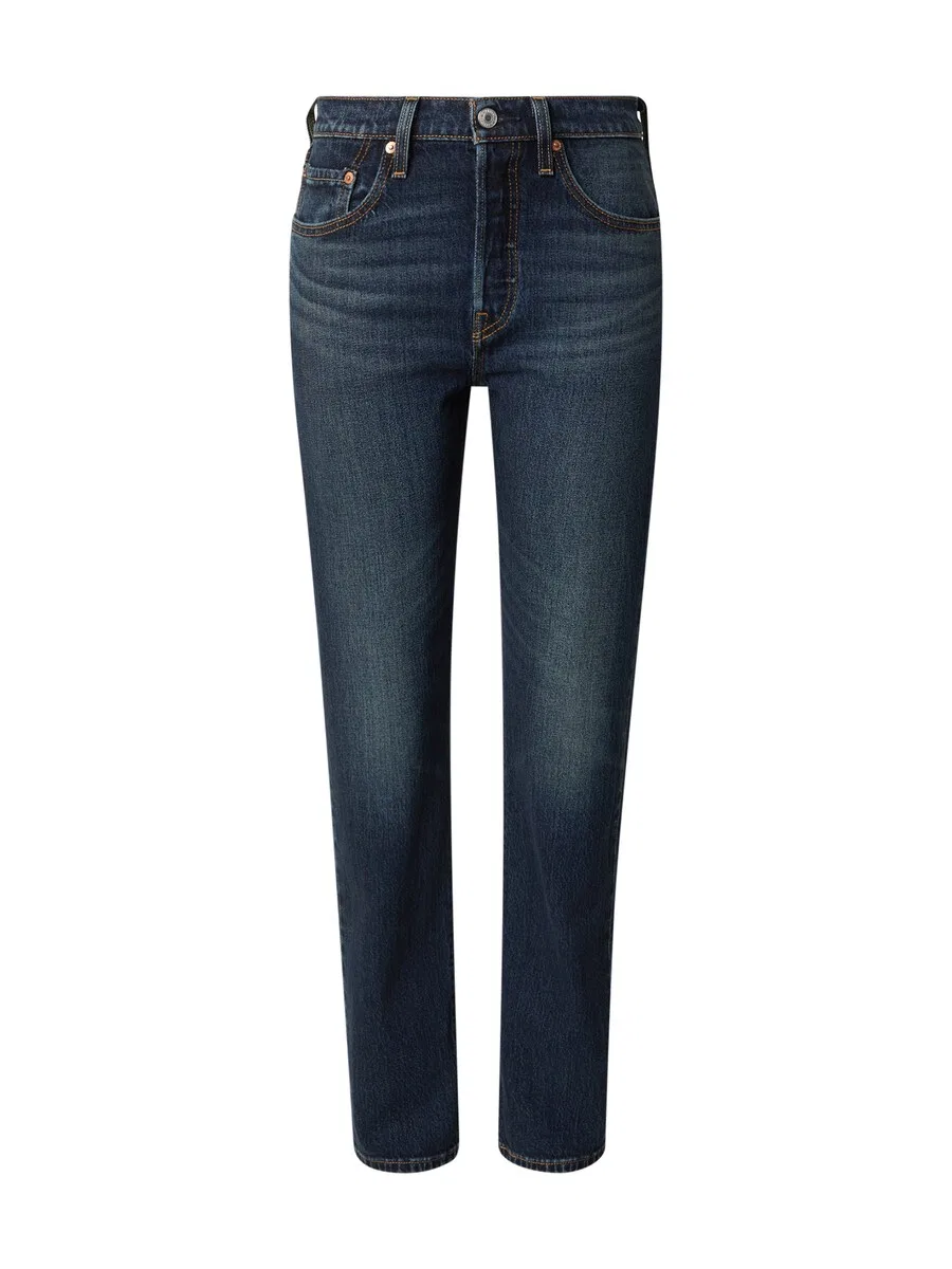 Джинсы LEVI'S Regular '501 Jeans For Women' темно-синего цвета