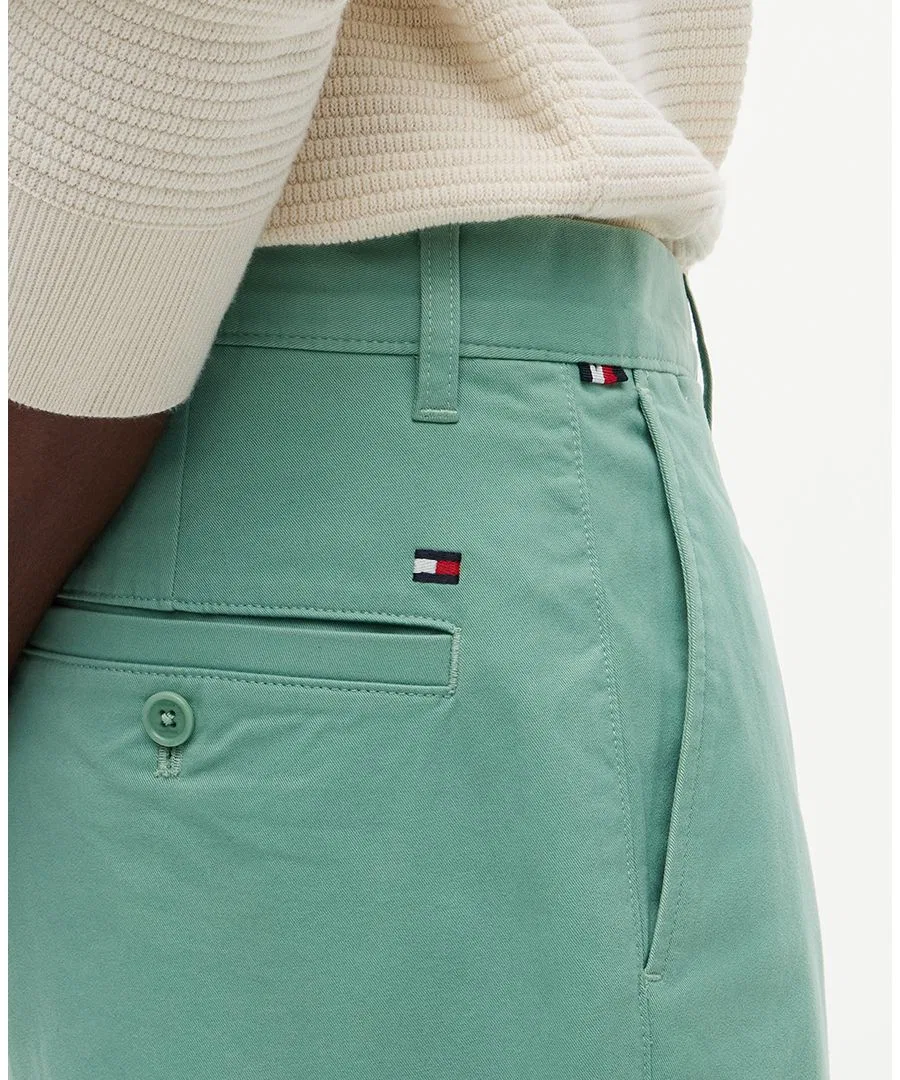 Брюки чинос из стрейч-хлопка, прямого кроя Tommy Hilfiger, Nordic Spruce — фото 3