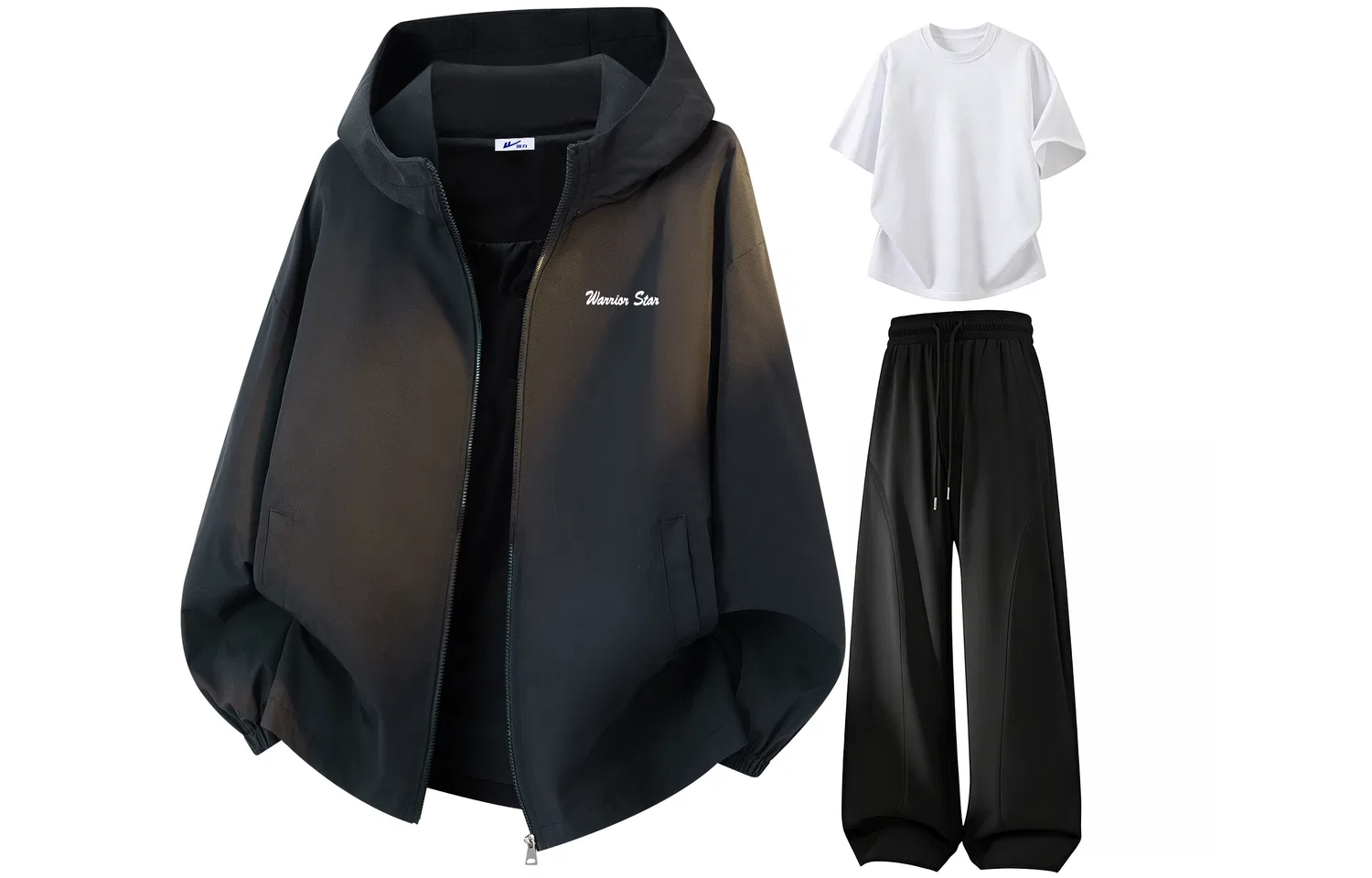 Детский комплект ветровка и брюки с капюшоном, Windbreaker Jacket & Pants Sets, WARRIOR