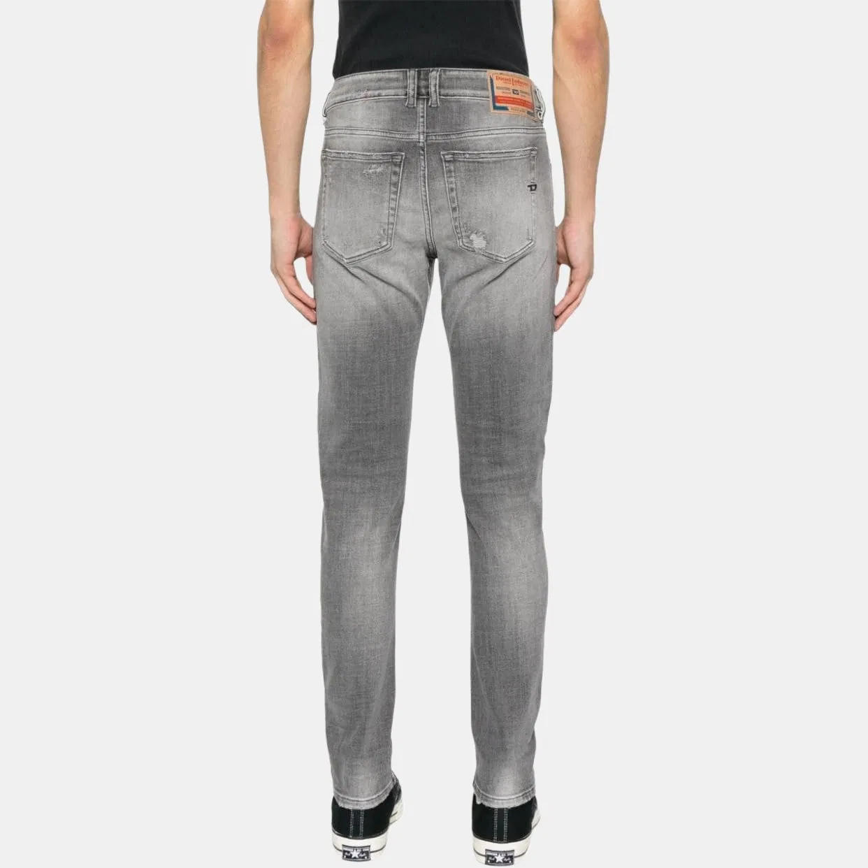 Джинсы Distressed, 1979 Sleenker, DIESEL, Gray — фото 3