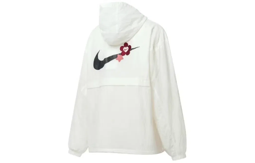 Куртка спортивная с принтом V-Day Nike, белый — фото 3