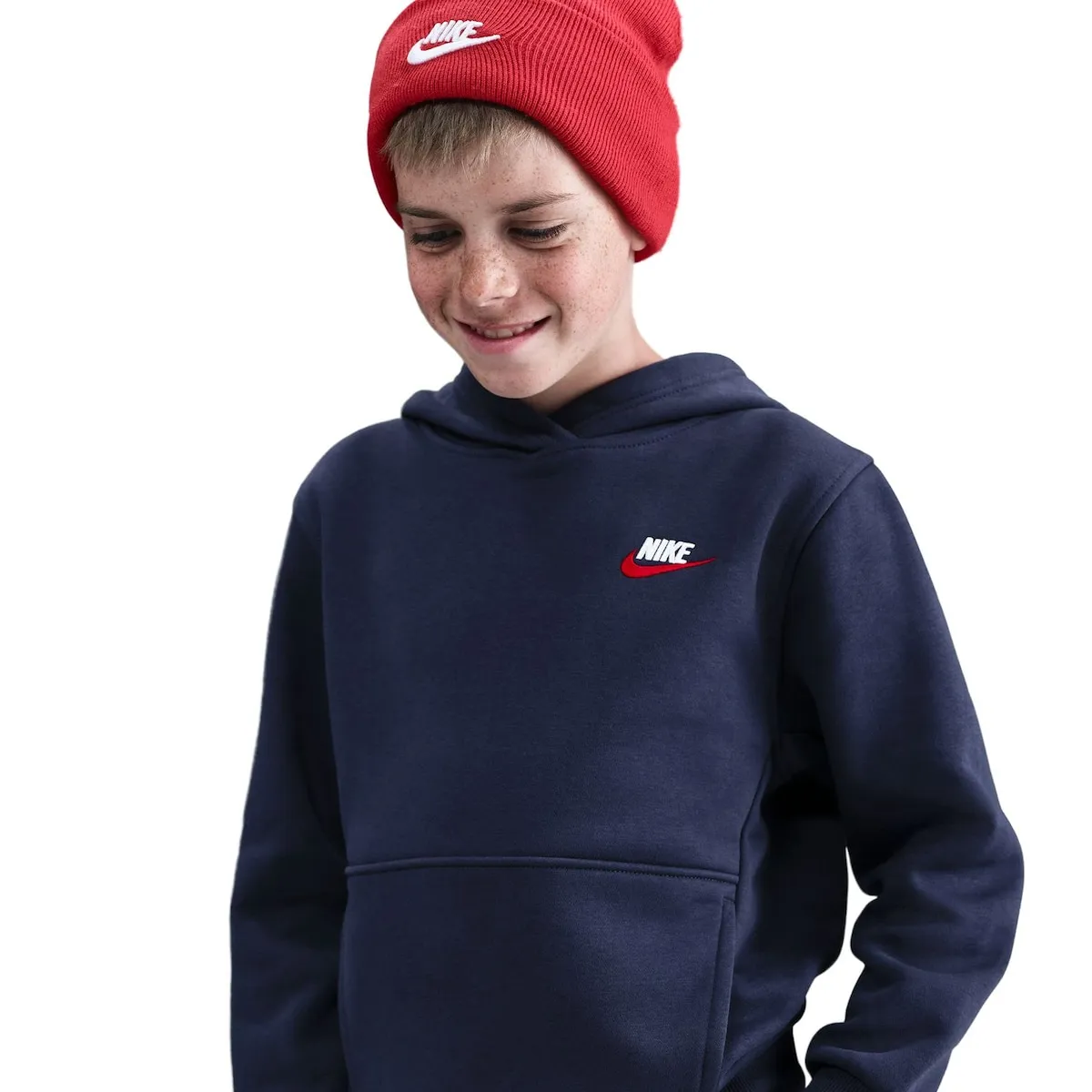 Детская толстовка Sportswear Club Fleece Nike, темно-синий — фото 3