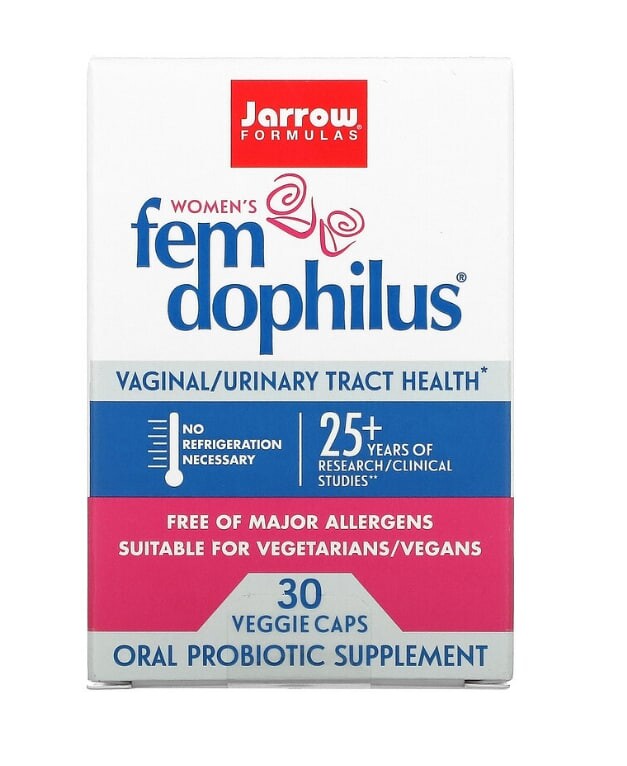 

Fem Dophilus для женщин, 30 растительных капсул, Jarrow Formulas