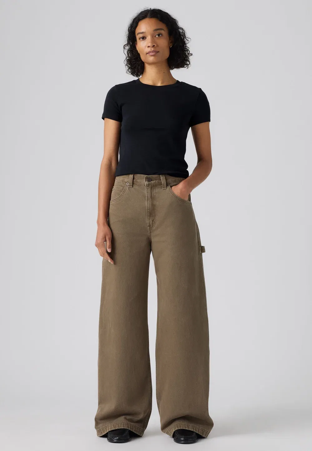 Свободные брюки-карпентеры Levi'S, Washed Canteen Gd Clean — фото 4