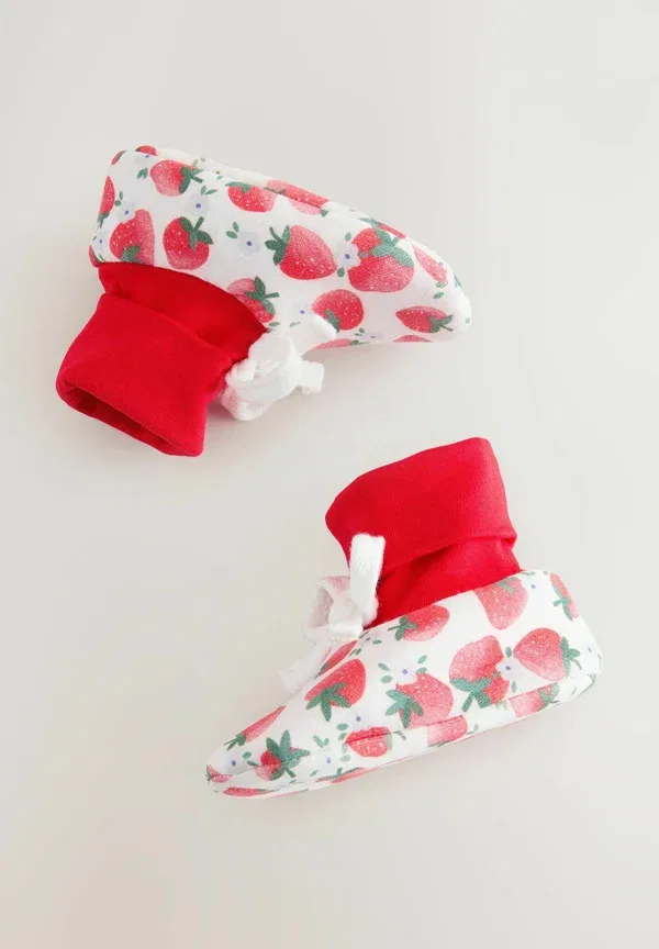 Ботинки с принтом Regular fit - first shoes Next, Red Strawberry, красный — фото 4