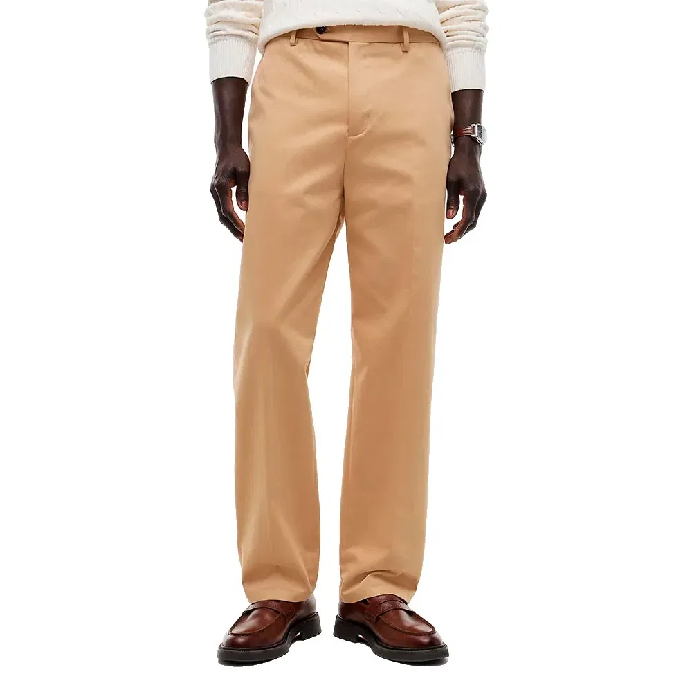 Мужские классические брюки с зауженным силуэтом Tommy hilfiger, Brown
