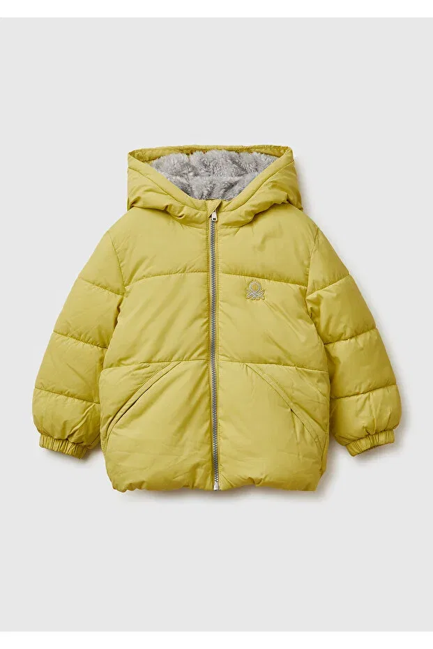 Детская куртка для девочек зимняя с капюшоном United Colors Of Benetton, Hardal