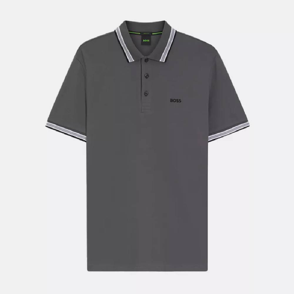 

Футболка Boss Paddy In Cotton Pique, темно-серый
