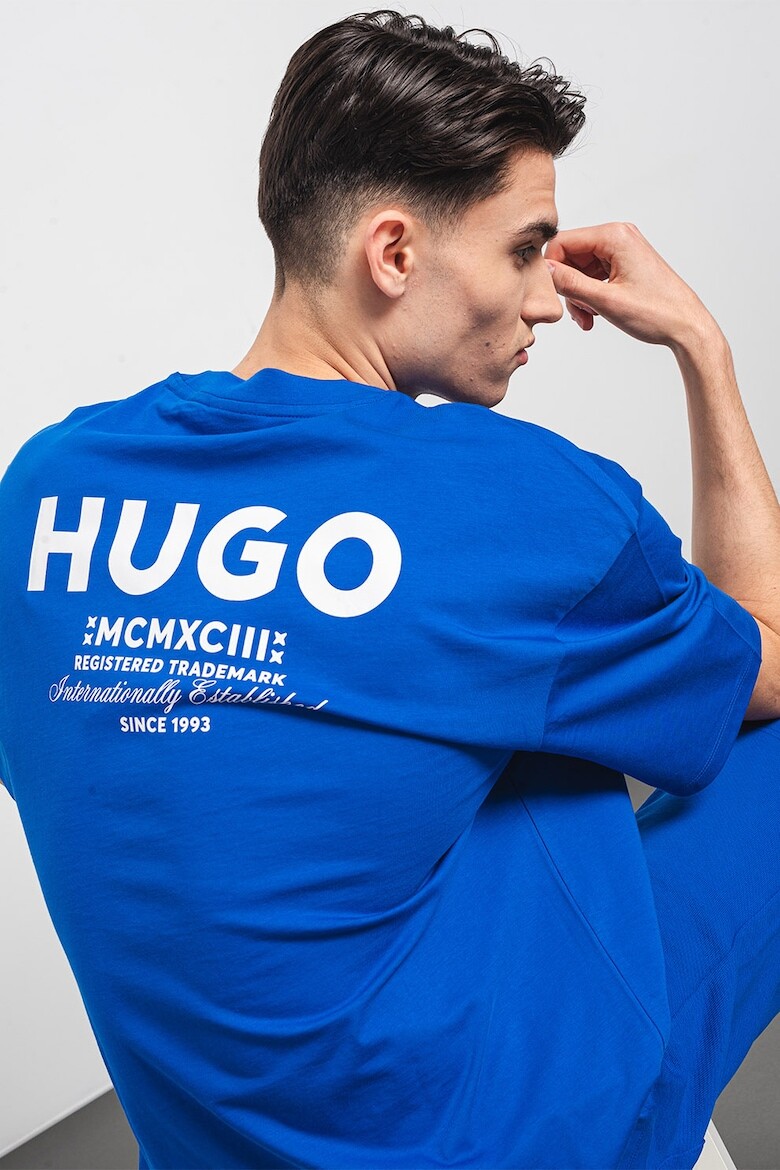 

Футболка налоно из хлопка Hugo, белый