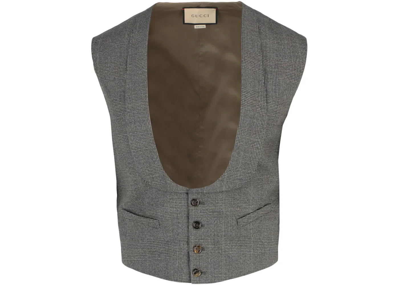 Мужской жилет с принтом Gucci, Dark Grey