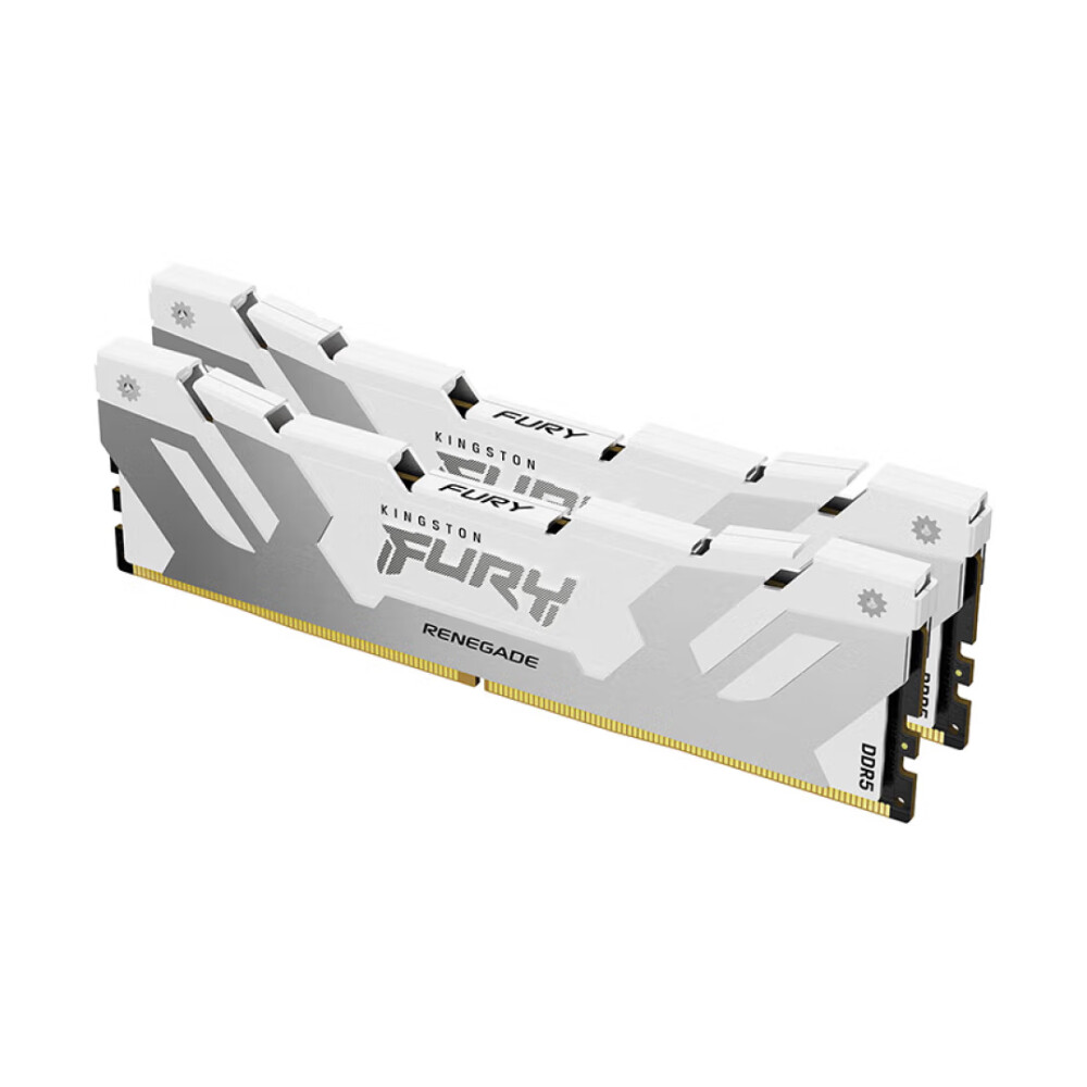 

Оперативная память Kingston Fury Renegade, 32 Гб DDR5 (2x16 Гб), 7600 МГц, KF576C38RWK2-32, белый