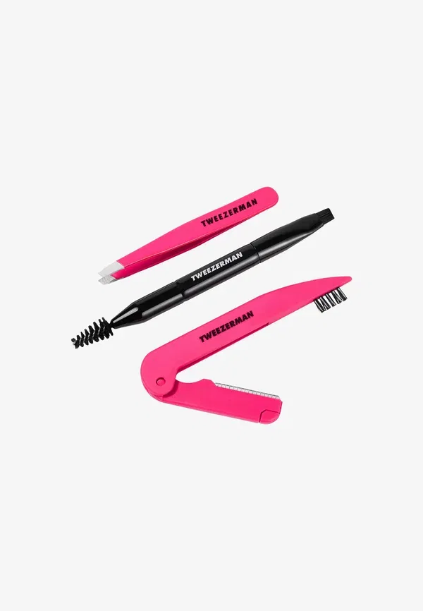 Набор для коррекции бровей Mini Brow Rescue Kit, Tweezerman, Pink