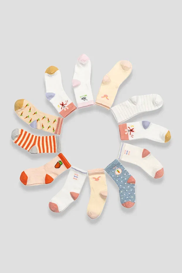 Детские носки для мальчиков с принтом Defne Baby, Multicolor — фото 2
