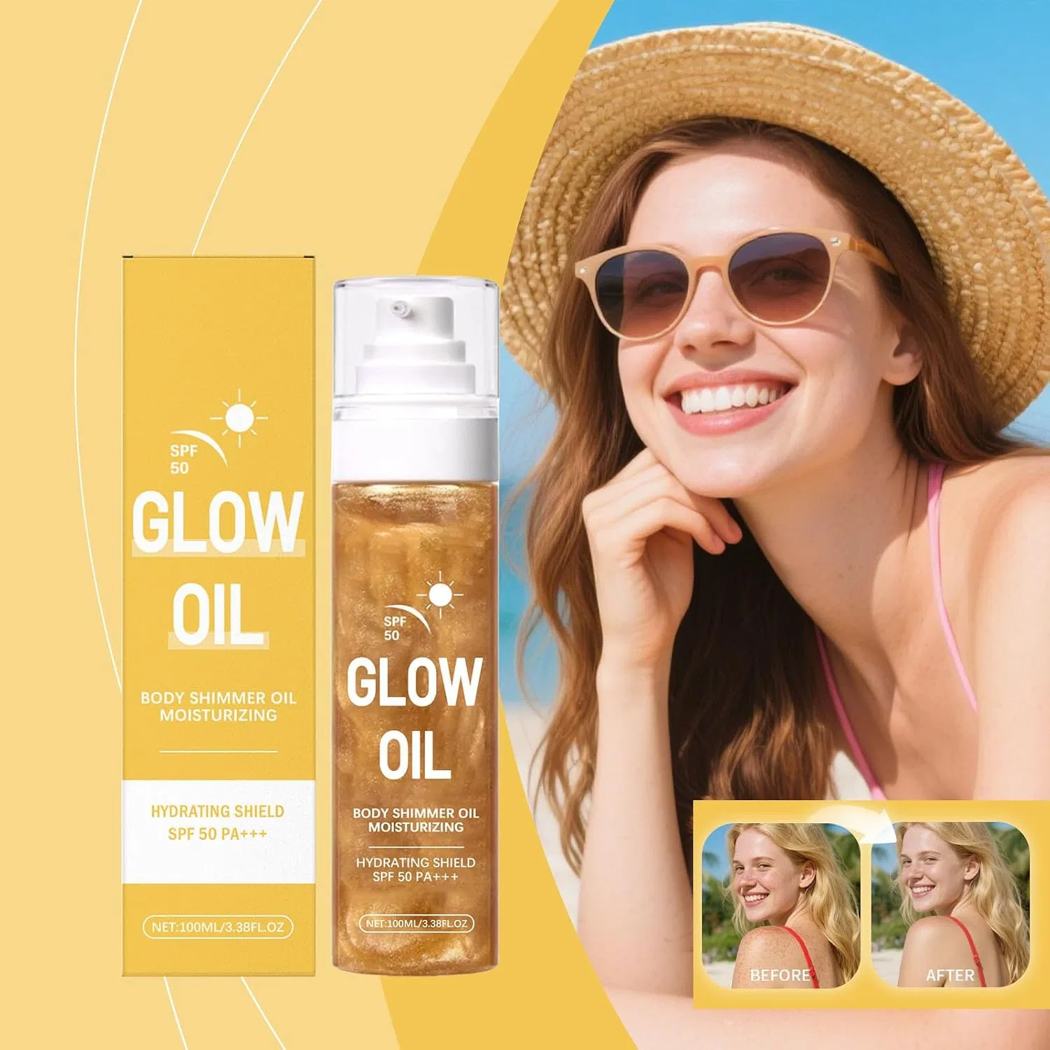Масло для тела SPF50, Coconut Oil, 100 мл Generisch — фото 2