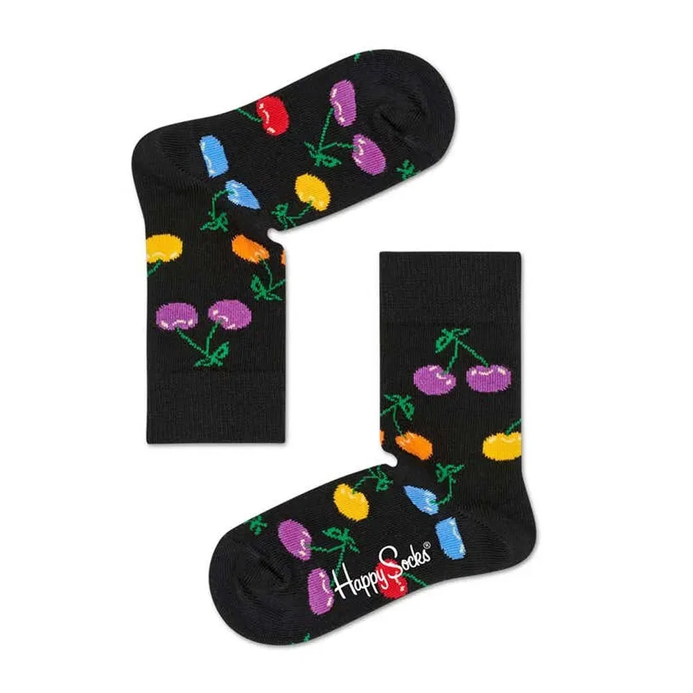 Комплект носков детских Cherry Happy Socks, черный