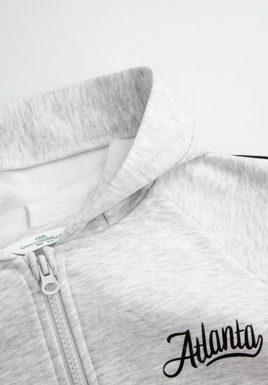 Kapuzen-Sweatjacke - толстовка на молнии Coccodrillo, Grey — фото 3
