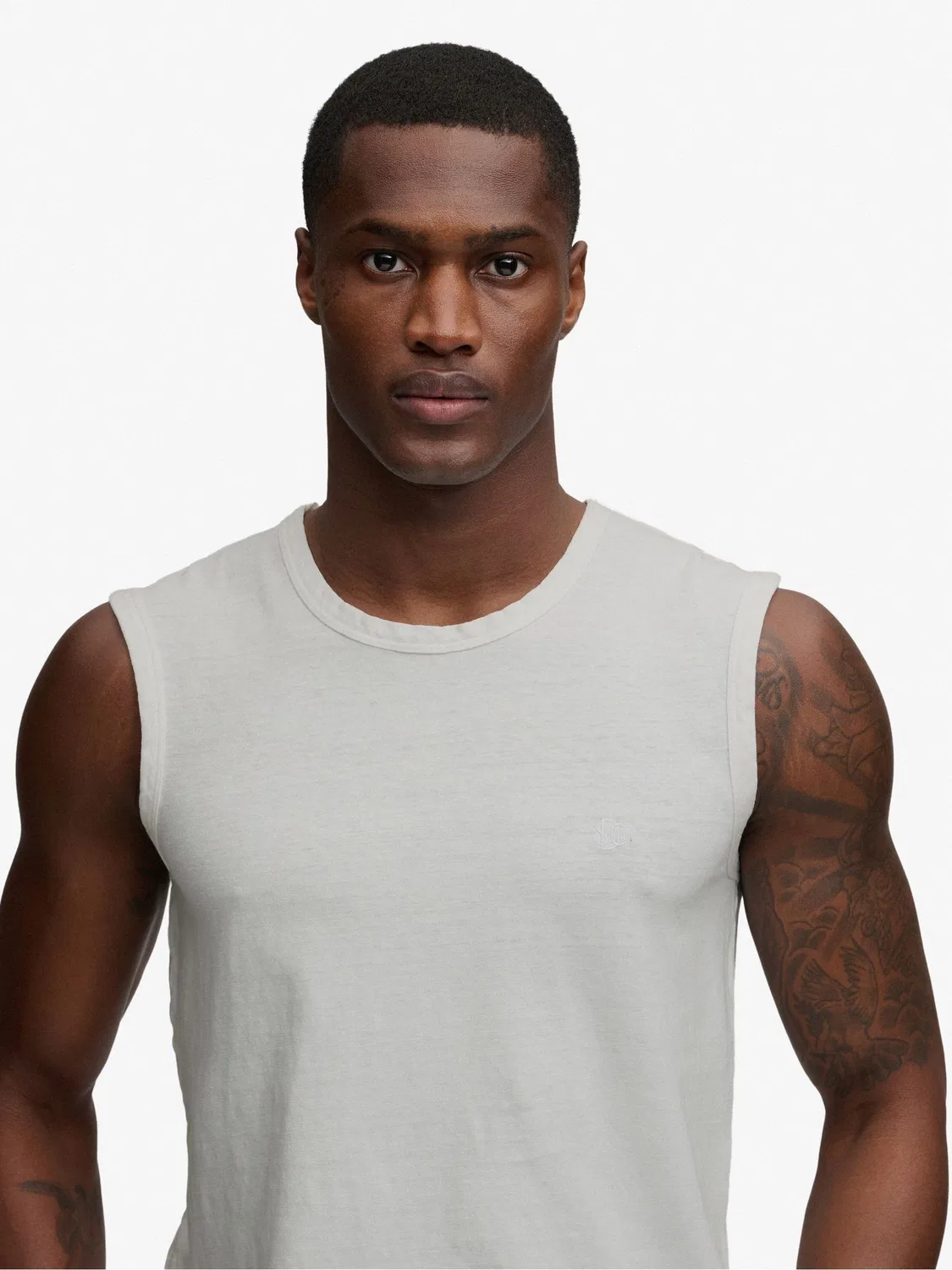 Майка классическая Classic Tank Superdry, белый — фото 4