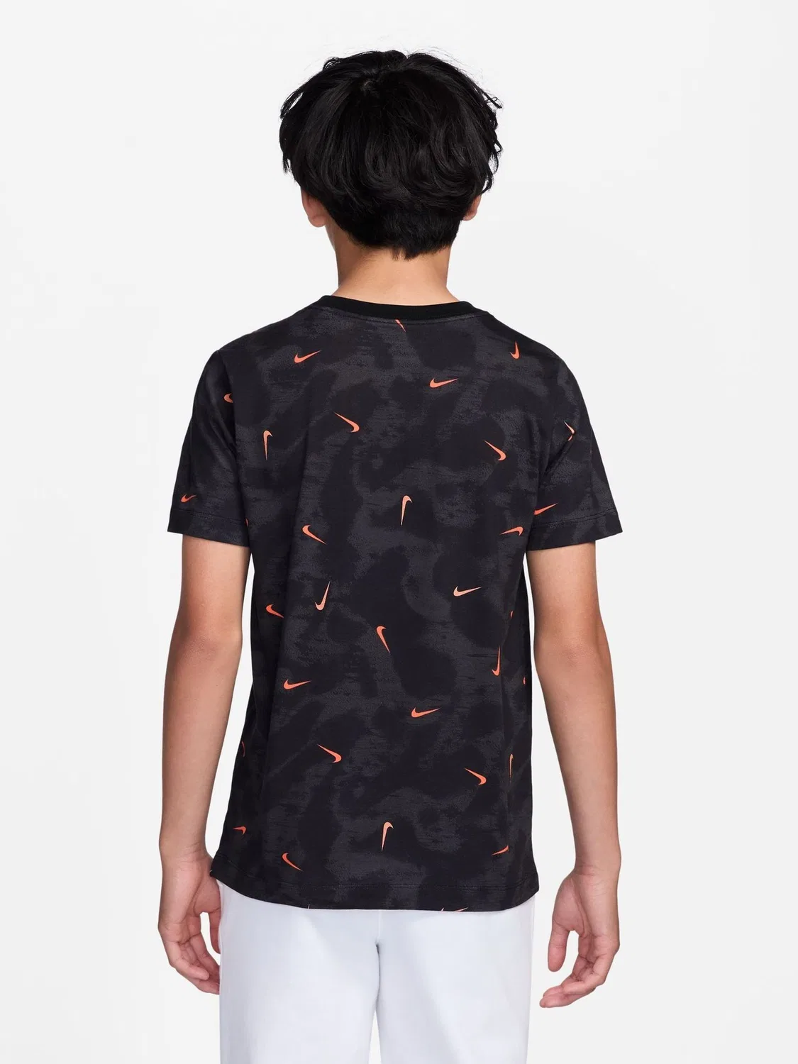 Футболка с принтом Nike Sportswear HBR Nike, черный/красный — фото 2