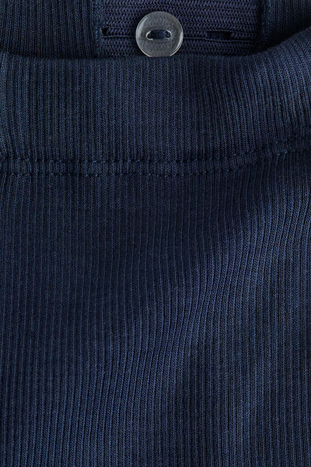 Комплект из двух предметов из ребристого хлопка H&M, Weiß/Marineblau — фото 2