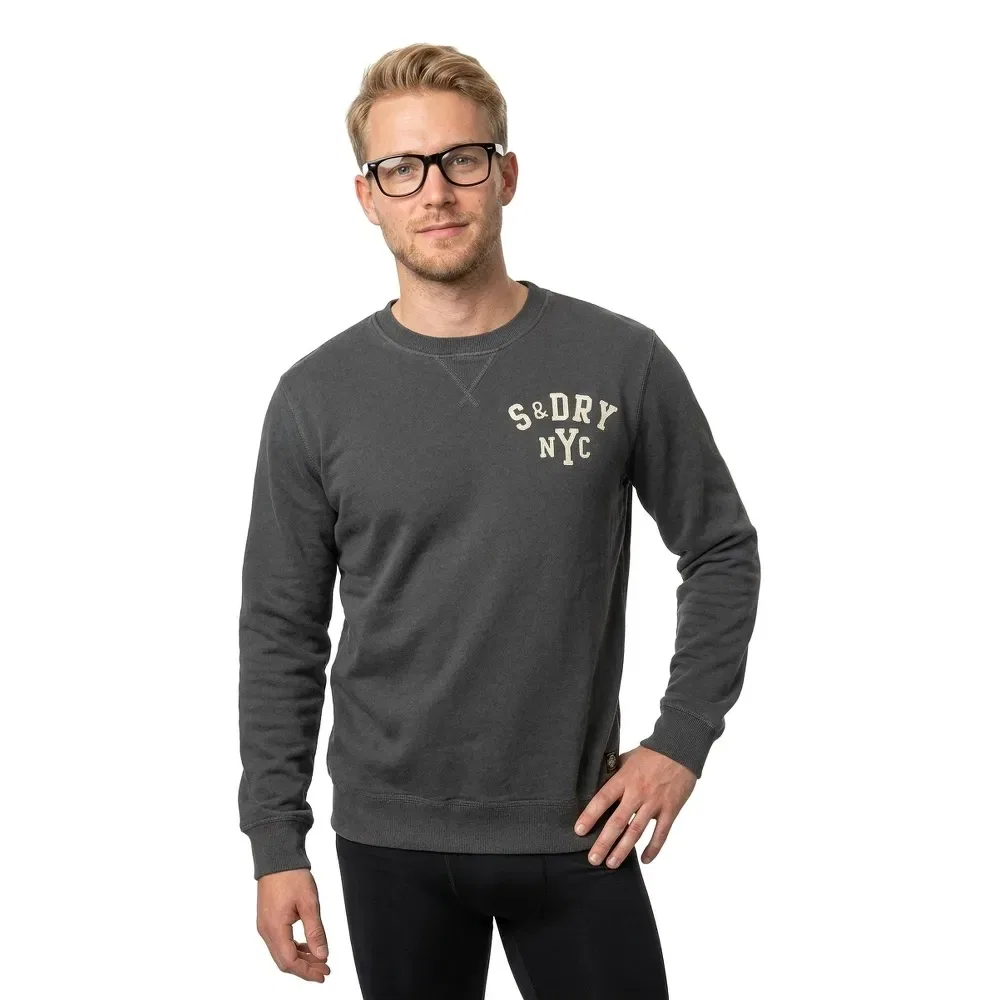 Свитшот Vintage Athletic Superdry, серый — фото 3
