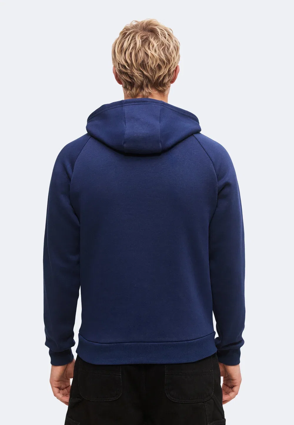 Толстовка с капюшоном Fc Bayern Muenchen - клубная одежда Adidas Originals, Night Indigo/Core White — фото 3