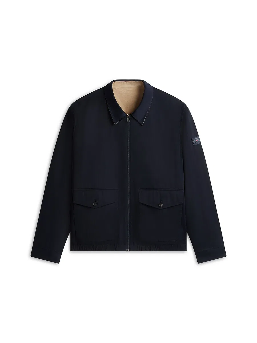 Куртка TOMMY HILFIGER межсезонья, бежевого цвета — фото 3