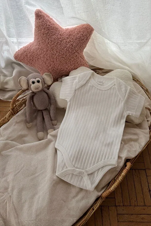 Детский комплект боди с принтом Hafy Baby, Multicolor — фото 4