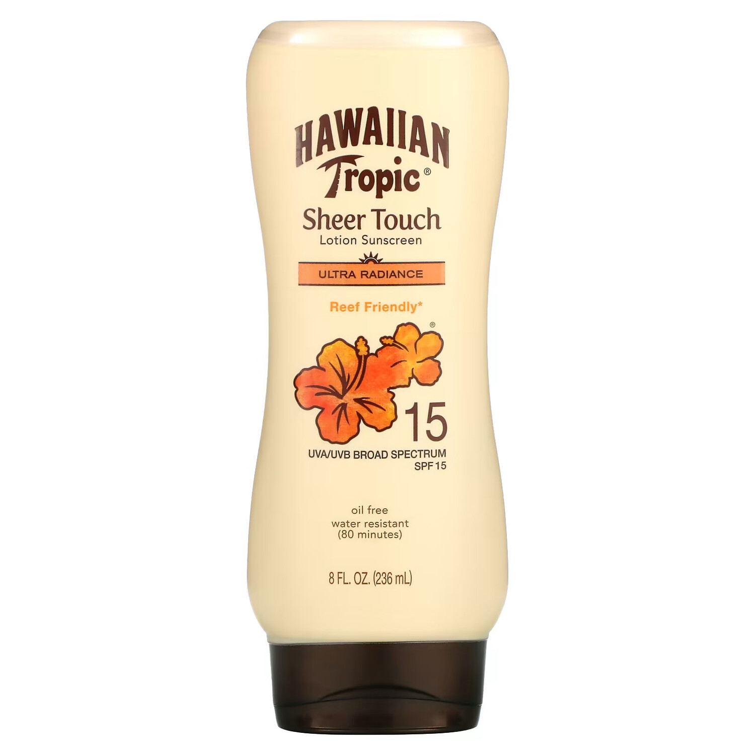 Hawaiian Tropic, Sheer Touch, Ultra Radiance, солнцезащитный лосьон с SPF 15, 236 мл — фото 2
