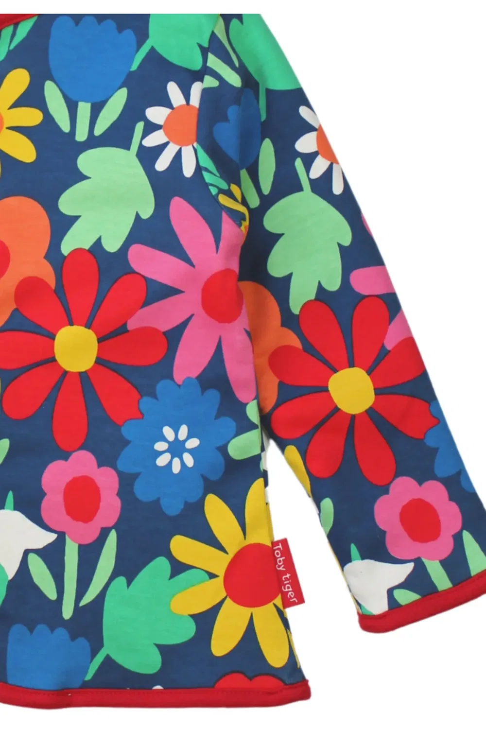 Детская куртка с принтом Bold Floral Reversible Toby Tiger, Multi — фото 3