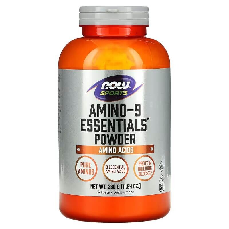 

Порошок аминокислоты-9 Essentials NOW Foods, 330 гр