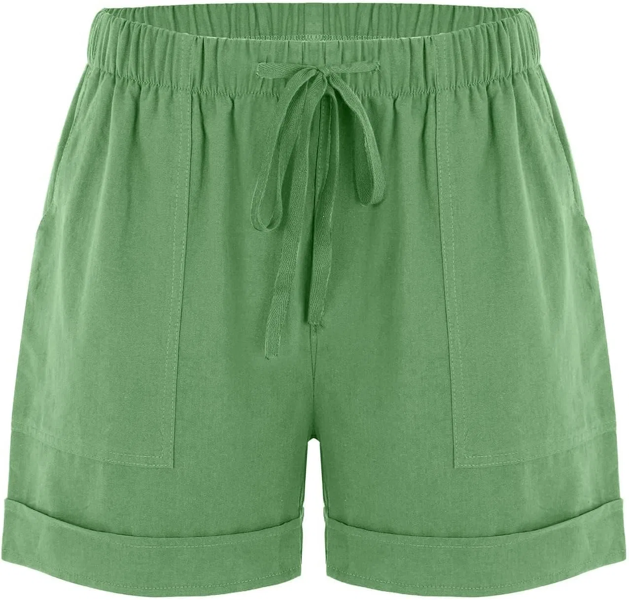 Женские шорты с завязкой на талии Summer Shorts, Green — фото 2