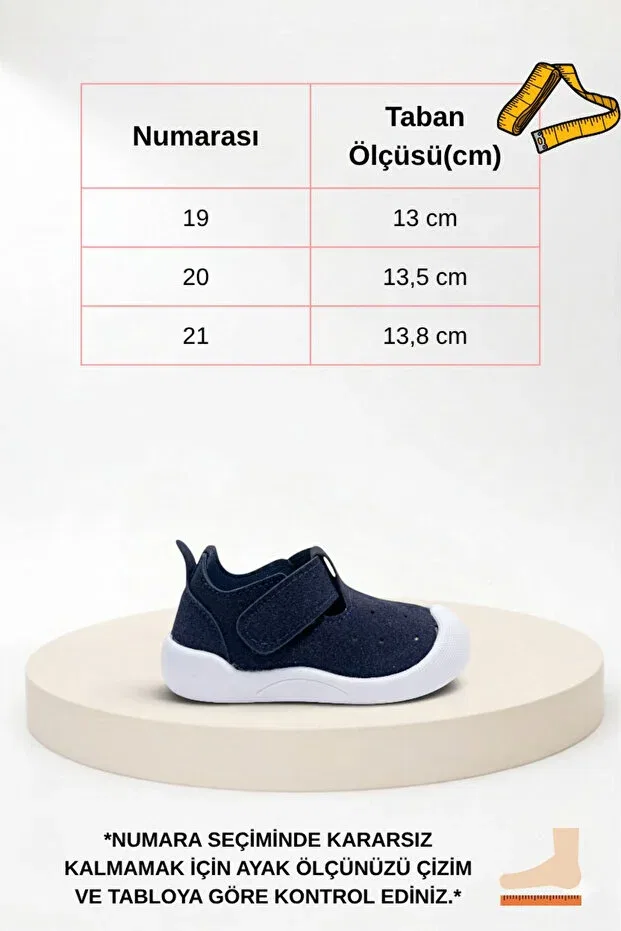 Детские туфли для девочек с липучкой Zaby, Navy Blue — фото 3