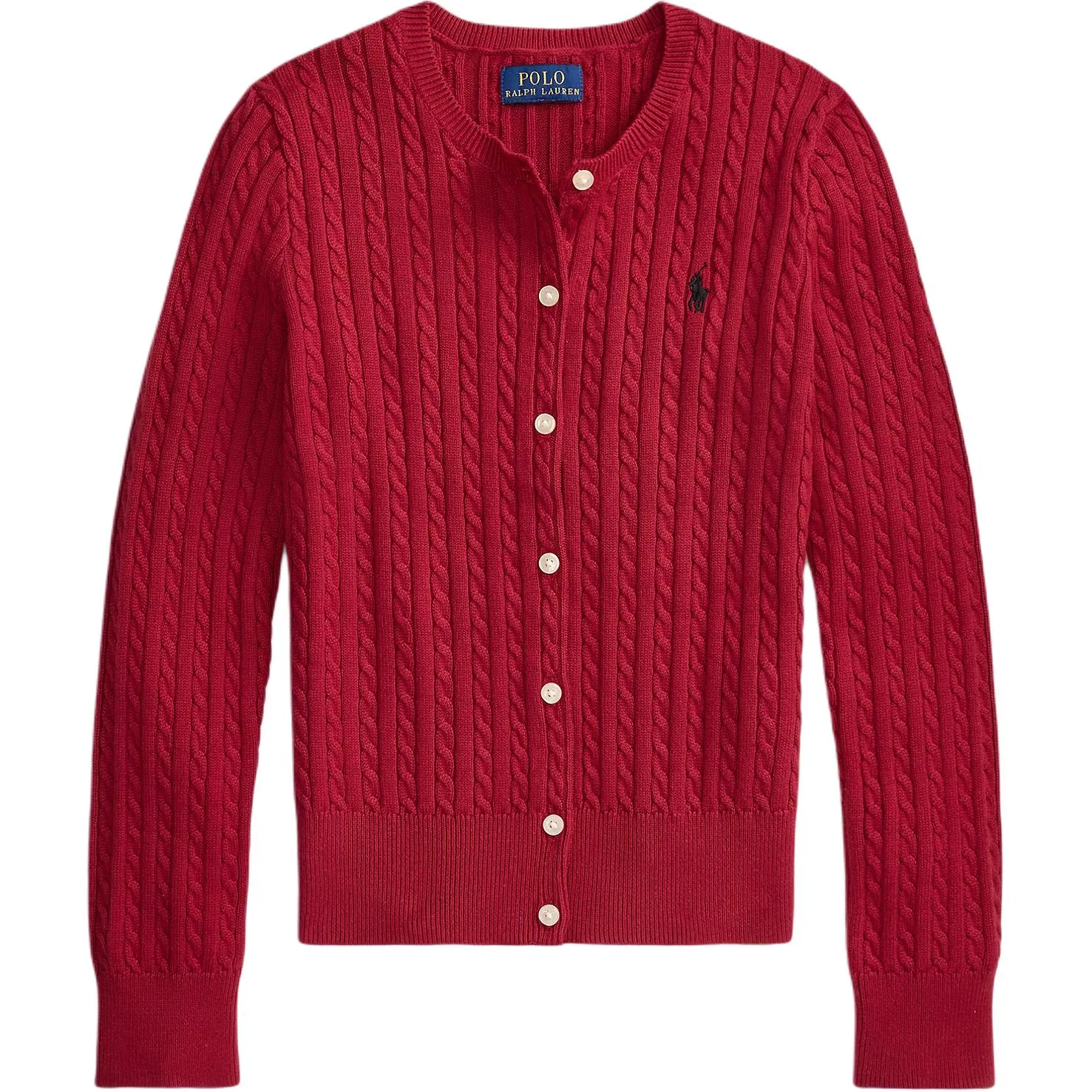 Детский свитер с круглым вырезом Polo Ralph Lauren, Red