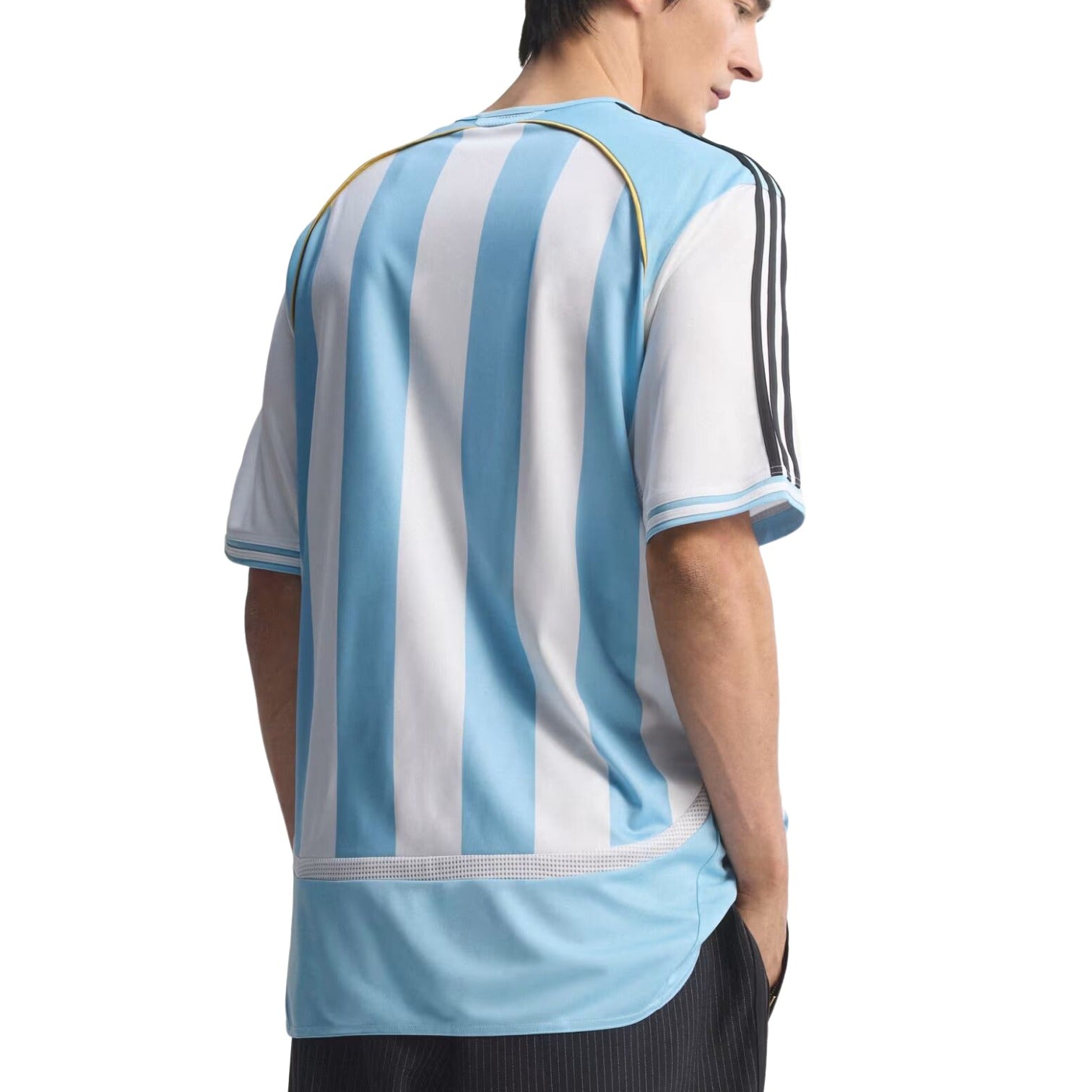Домашняя футболка сборной Аргентины Adidas 2006 года, белая — фото 4