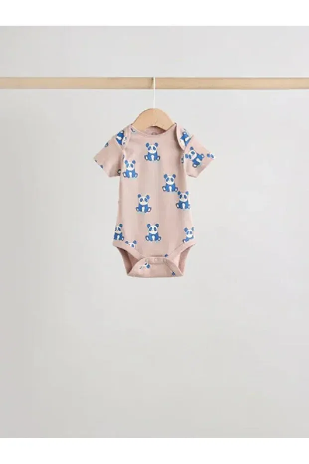 Детское боди-комбинезон с коротким рукавом Animal Print Next Baby, Blue — фото 4
