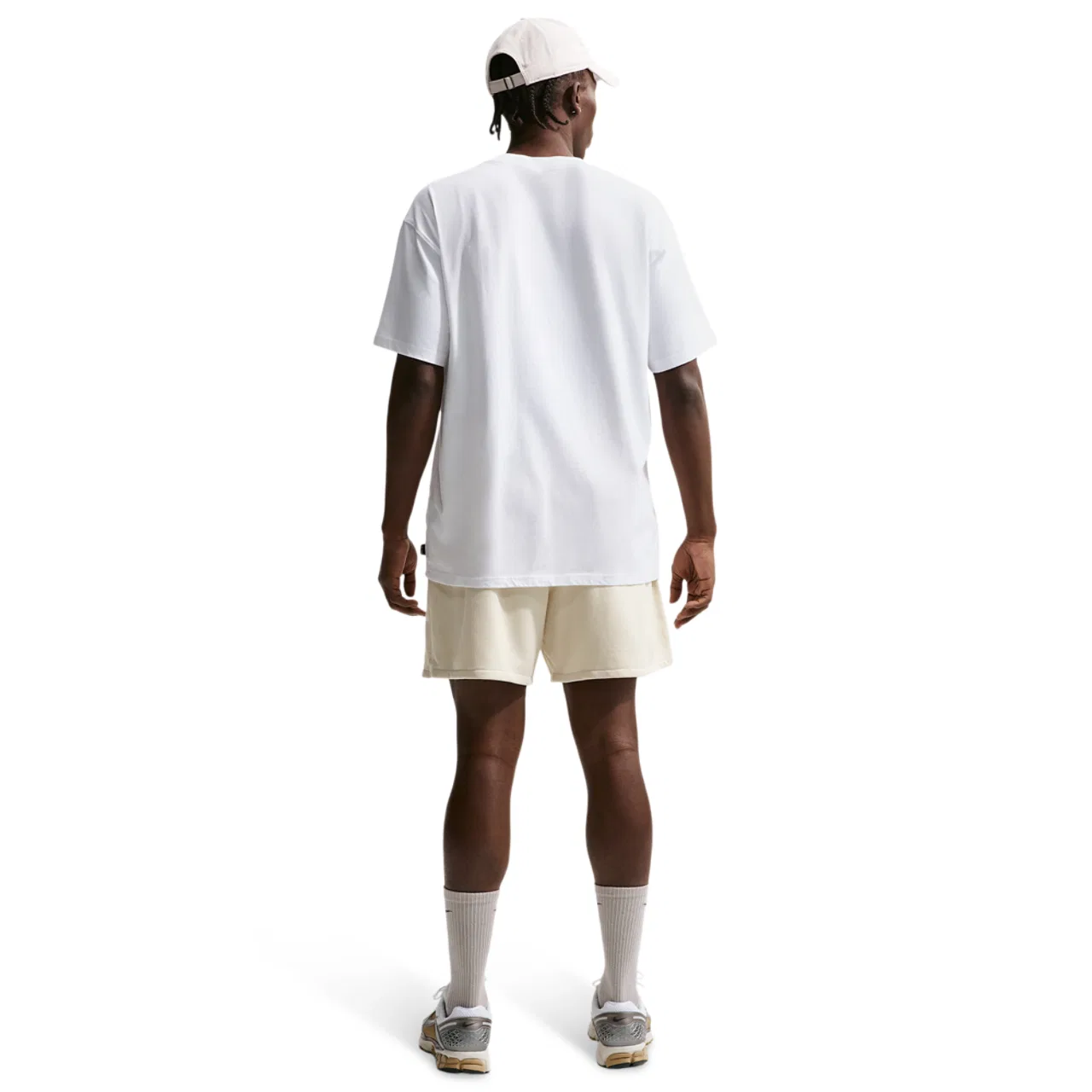 Мужская футболка Vomero Patch Loose Nike, белый — фото 4