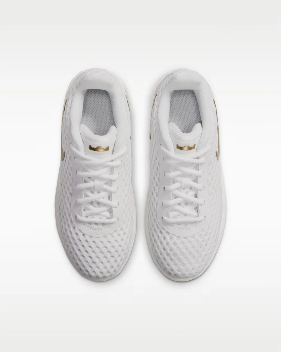 Кроссовки подростковые Nike LeBron Witness X, белый/золотистый — фото 3