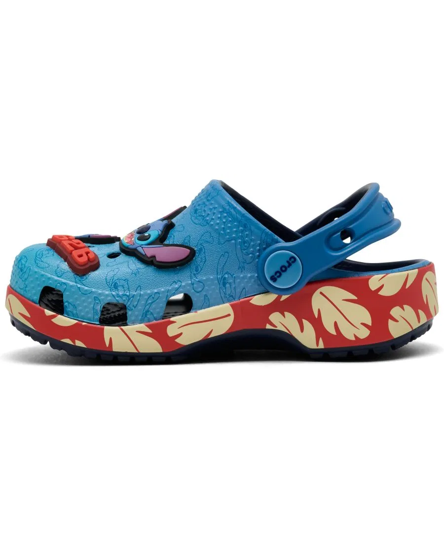 Клогс-сандалии с принтом Lilo & Stitch Crocs, Multicolor — фото 3