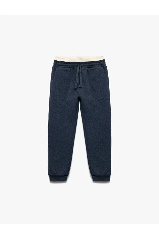 Детские спортивные штаны с завышенной талией Koton, Blue