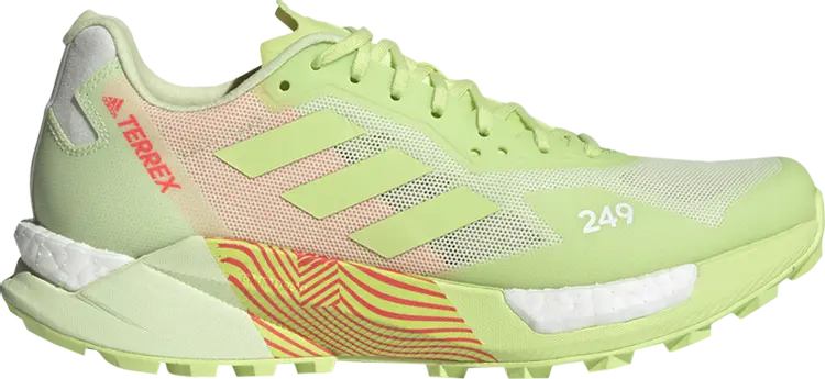 Кроссовки Adidas Wmns Terrex Agravic Ultra Trail 'Pulse Lime Turbo', зеленый