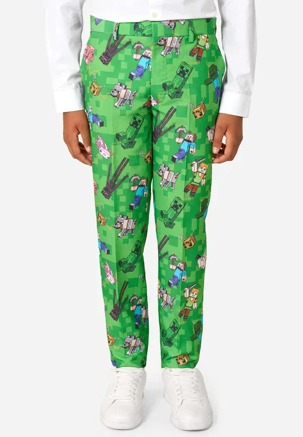 Костюм с принтом Minecraft Opposuits, зеленый — фото 3