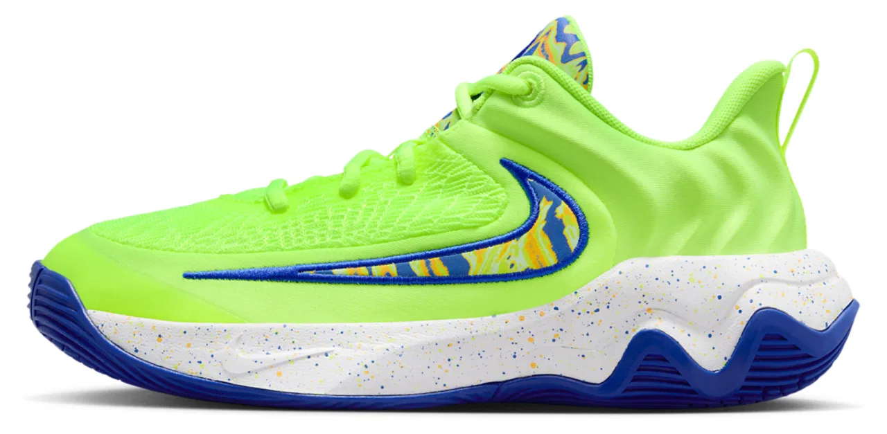 Кроссовки для мальчиков Giannis Immortality 4 SE BB Nike, цвет Volt Ice/Multi/Color — фото 2