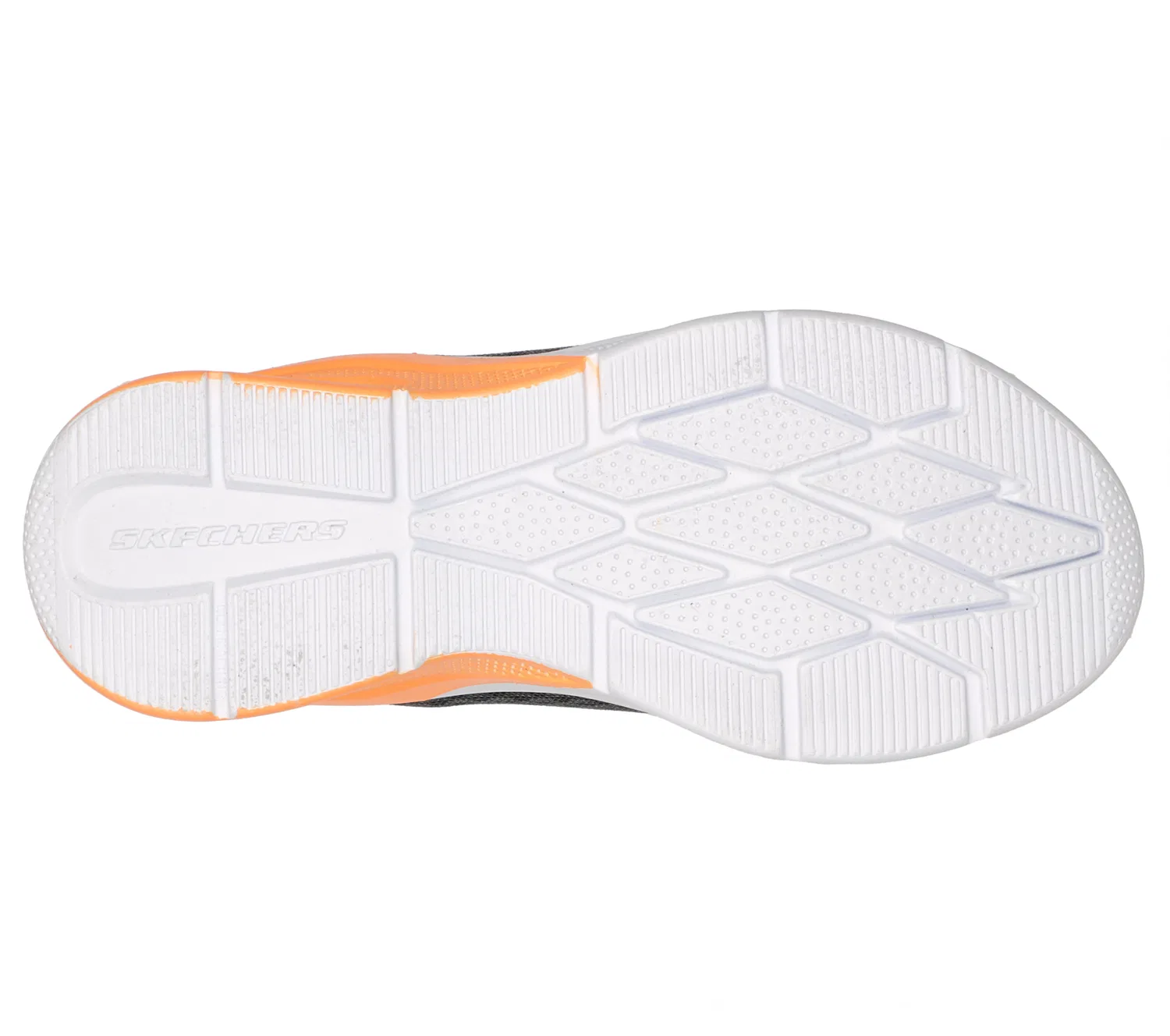 Детские кроссовки с бандж-шнуровкой MICROSPEC MAX GORVIX Skechers, Grau / Orange — фото 3